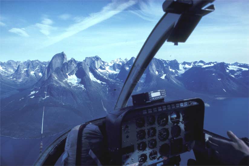 Tasermiut from helicopter